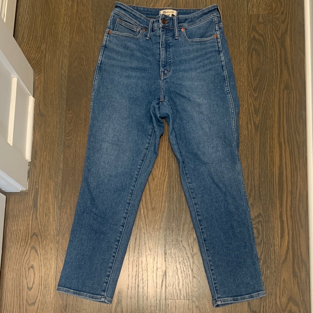 Madewell Classic Blue Denim Pants - Picture 3 of 3